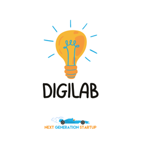 Yellow Black Playful Lamp Bulb Idea Company Logo.png